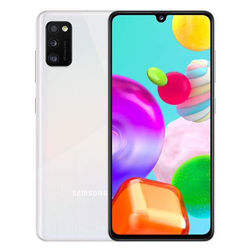 Galaxy A41 (dual sim) 64 Go blanc reconditionné  - Samsung reconditionné disponible sur Recommerce