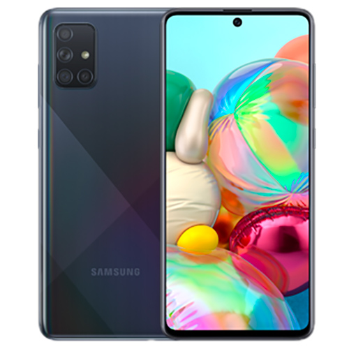 Galaxy A71 (mono sim) 128 Go noir reconditionné Reconditionné - Samsung reconditionné disponible sur Recommerce
