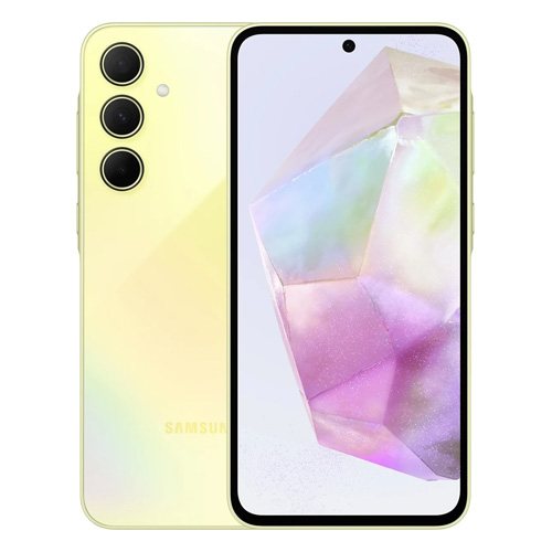 Acheter Galaxy A35 (mono sim) 128 Go jaune reconditionné Reconditionné - 247,90 € Galaxy A35 (mono sim) 128 Go jaune reconditionné Reconditionné - Samsung reconditionné disponible sur Recommerce