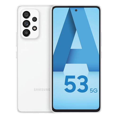 Galaxy A53 5G (mono sim) 128 Go blanc reconditionné Reconditionné - Samsung reconditionné disponible sur Recommerce