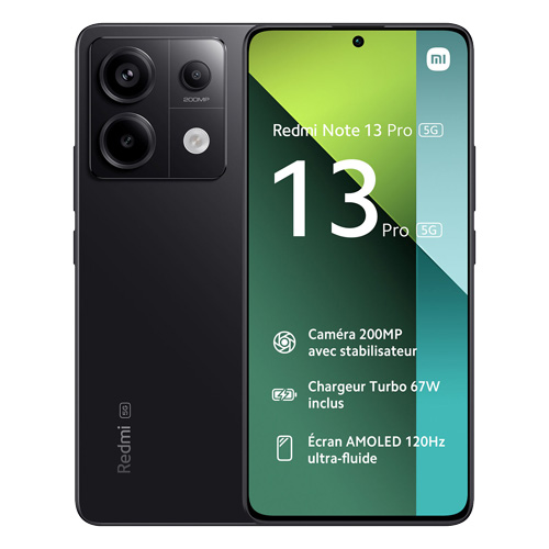 Acheter Redmi Note 13 Pro (dual sim) 256 Go noir reconditionné Reconditionné - 181,90 ⏠Redmi Note 13 Pro (dual sim) 256 Go noir reconditionné Reconditionné - Xiaomi reconditionné disponible sur Recommerce
