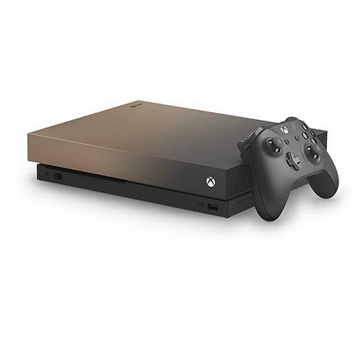 MICROSOFT Xbox One X 1 To Edition Gold Rush