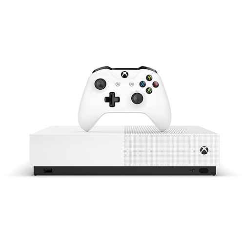 Refurbished Microsoft Xbox One S All-Digital Edition 1 TB Weiß