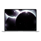 MacBook Air 15" (2023), M2, RAM 8GB, SSD 256GB, zilver, QWERTZ refurbished