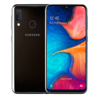 Galaxy A20e (dual sim) 32 Go noir reconditionné