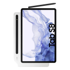 Galaxy Tab S8 Wi-Fi + 5G 256 Go blanc reconditionné