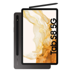 Galaxy Tab S8 Wi-Fi + 5G 256 Go noir reconditionné