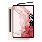 Galaxy Tab S8 Wi-Fi + 5G 128 Go rose reconditionné