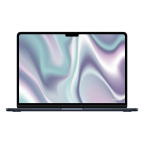 MacBook Air 13" (2025), M4, RAM 16 Go, SSD 256 Go, minuit, AZERTY reconditionné