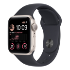 Apple Watch SE 44 mm GPS noir reconditionné