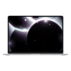 MacBook Air 15" (2023), M2, RAM 8 Go, SSD 512 Go, argent, AZERTY reconditionné