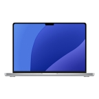 MacBook Pro 14" (2023), M3, RAM 8 Go, SSD 512 Go, argent, QWERTY reconditionné