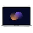 MacBook Pro 15" (2017), Core i7, RAM 16 Go, SSD 256 Go, gris sidéral, QWERTY reconditionné