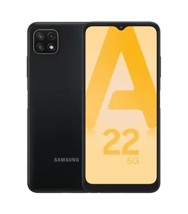 Galaxy A22 5G (dual sim) 128GB Schwarz refurbished - 1