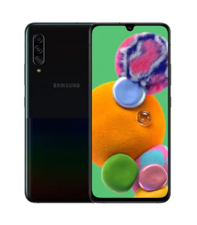 Galaxy A90 5G (dual sim) 128 Go Black refurbished - 1