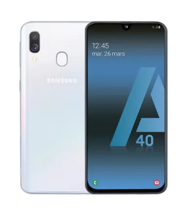 Galaxy A40 (dual sim) 64 Go blanc reconditionné - 1