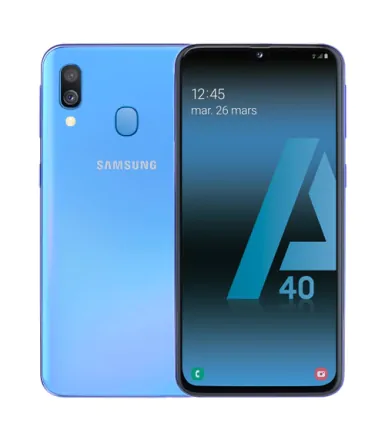 Galaxy A40 (dual sim) 64 Go bleu reconditionné - 1