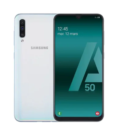 Galaxy A50 (dual sim) 128 Go blanc reconditionné - 1