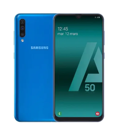 Galaxy A50 (dual sim) 128 Go bleu reconditionné - 1