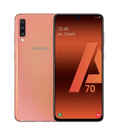 Galaxy A70 (dual sim) 128GB koralle refurbished - 1