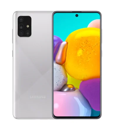 Galaxy A71 (dual sim) 128 Go gris reconditionné - 1