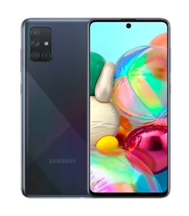 Galaxy A71 (single sim) 128GB schwarz refurbished - 1