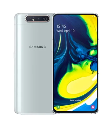 Galaxy A80 (dual sim) 128 Go blanc reconditionné - 1