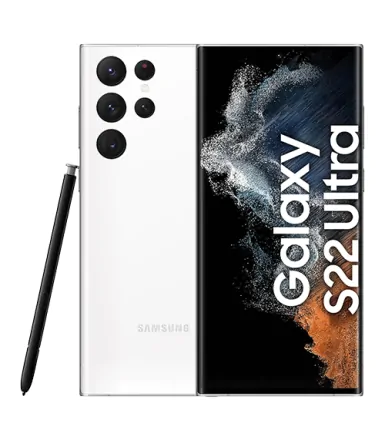 Galaxy S22 Ultra (dual sim) 256 Go blanc reconditionné - 1