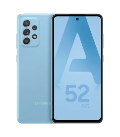 Galaxy A52 5G (mono sim) 256GB Blau refurbished - 1