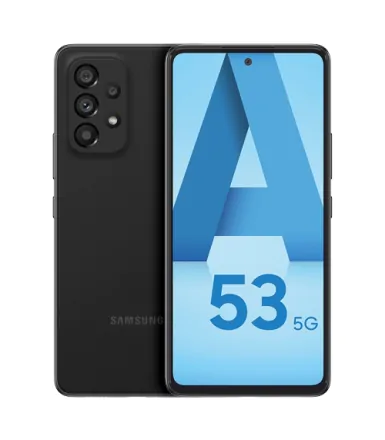 Galaxy A53 5G (dual sim) 256 Go noir reconditionné - 1