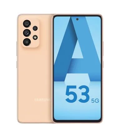 Galaxy A53 5G (dual sim) 128 Go orange reconditionné - 1