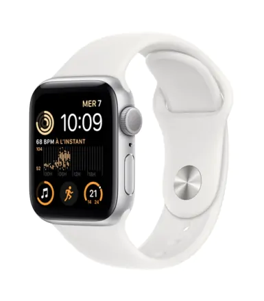 Apple Watch SE 44 mm GPS Silber refurbished - 1