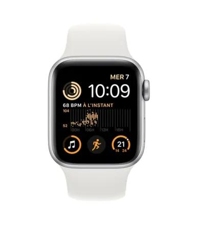 Apple Watch SE 40 mm GPS + cellular argent reconditionné - 2