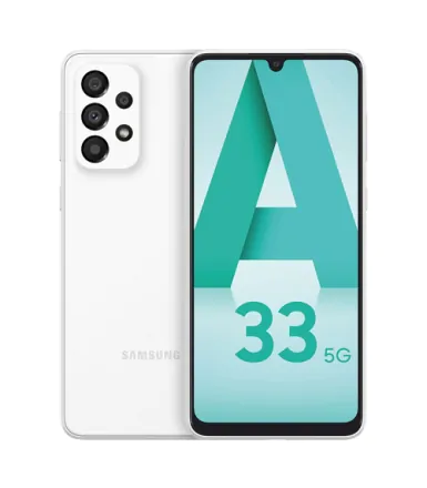 Galaxy A33 5G (dual sim) 128GB Weiss refurbished - 1