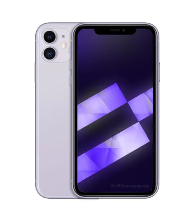 iPhone 11 256 Go mauve reconditionné - 1