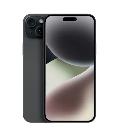 iPhone 15 Plus 128GB Schwarz refurbished - 1