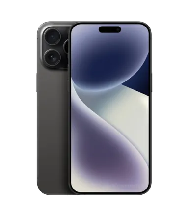 iPhone 15 Pro Max 256 Go Titan Schwarz refurbished