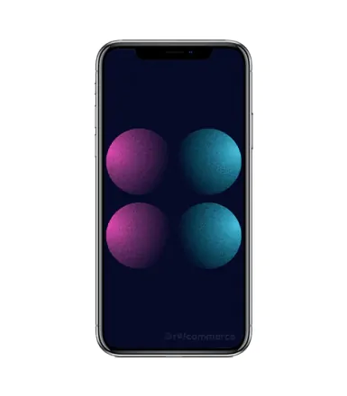 iPhone X 256 Go argent reconditionné - 2