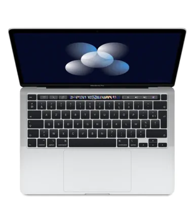 MacBook Pro 13" (2020), M1, RAM 16GB, SSD 256GB, Silber, QWERTY refurbished - 2