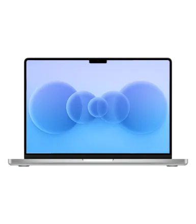MacBook Pro 16" (2021), M1 Pro, RAM 16GB, SSD 512GB, zilver, QWERTZ refurbished - 1
