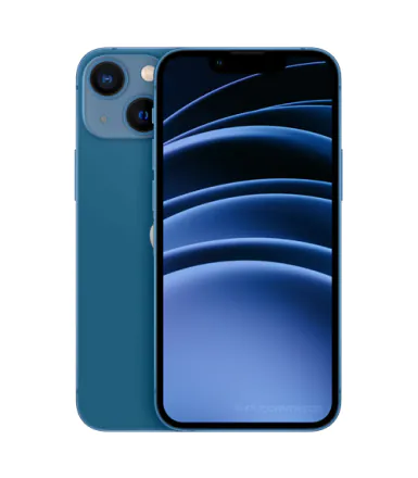 【美品】iPhone 13 mini ブルー 256GB バテリ100% 20 iPhone 13 Mini 256GB Blau refurbished