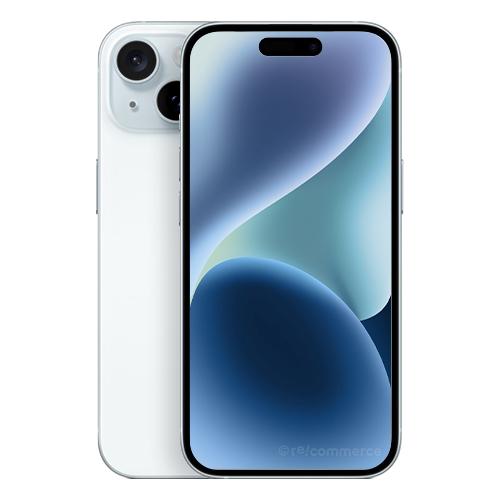 iPhone 15 128 Go bleu reconditionné  - Apple reconditionné disponible sur Recommerce