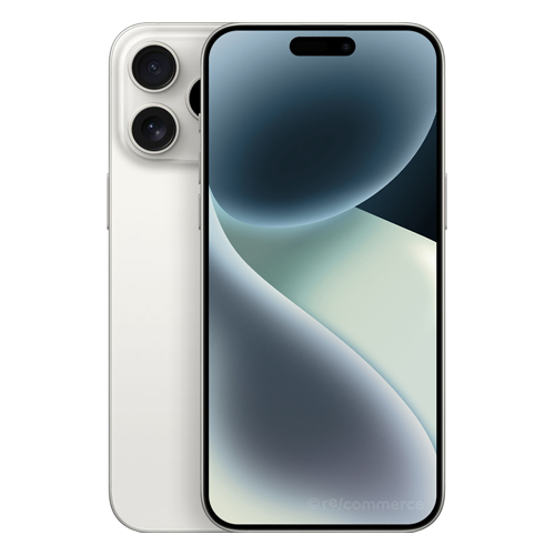 iPhone 15 Pro Max 256 Go titane blanc reconditionné Reconditionné - Apple reconditionné disponible sur Recommerce