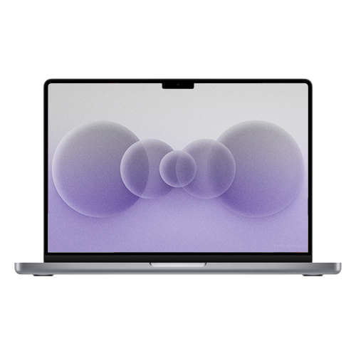 Apple MacBook Pro 14" (2021), M1 Pro, Ram 32 Go, SSD 512 Go, Gris Sidéral, Qwerty Reconditionné